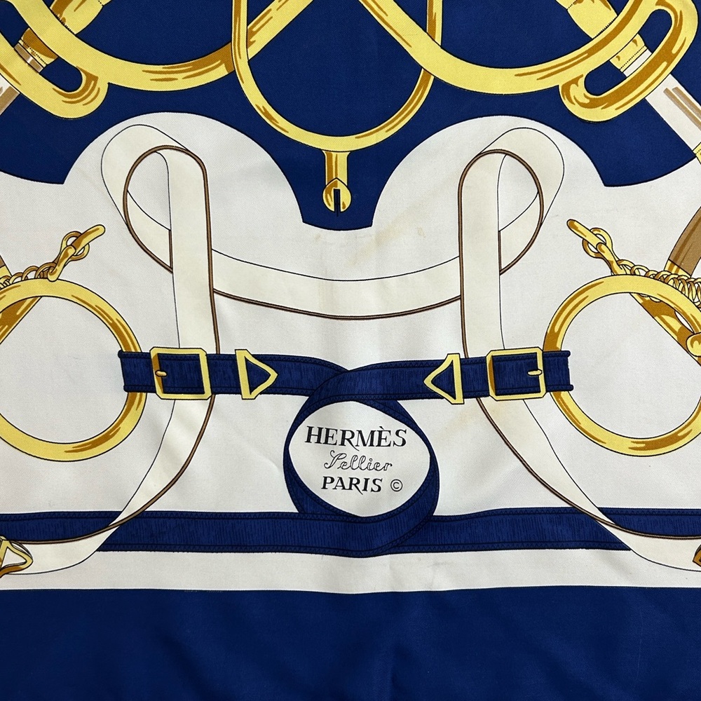 Hermes Eperon D'Or Forever Scarf 90 - Picture 3 of 6